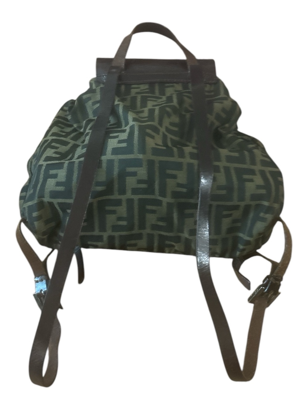 Authentic Vintage Fendi “Zucca” Backpack AE53 - Picture 10 of 12